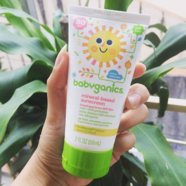 Hình ảnh kem chống nắng Babyganics SPF50+ chính hãng