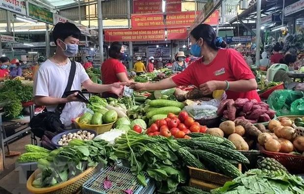 Hình ảnh sống động về phiên chợ quê Việt Nam (Nguồn: Internet)