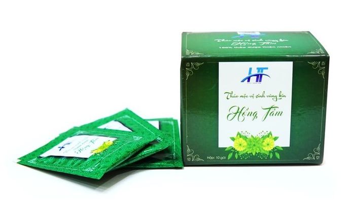 Hình ảnh minh họa Bộ Thảo Mộc Vệ Sinh Vùng Kín Hồng Tâm