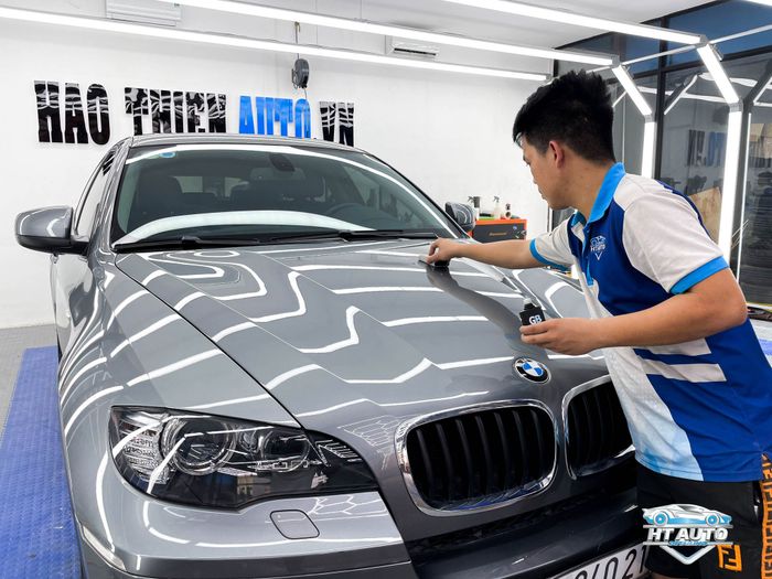Hình ảnh quy trình phủ ceramic chuẩn tại HT Auto Detailing