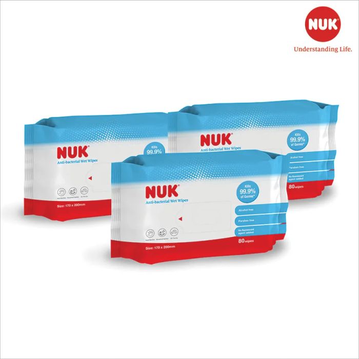 Khăn ướt diệt khuẩn NUK - Hình ảnh 2