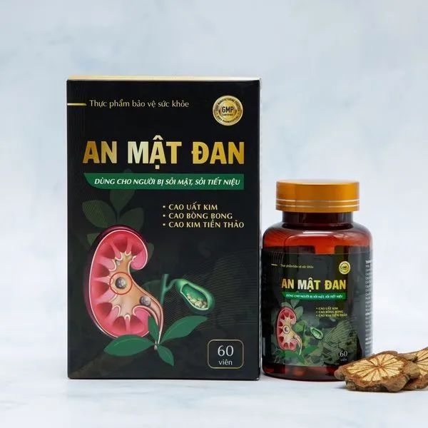 Hình ảnh bao bì sản phẩm An Mật Đan với tem chống hàng giả