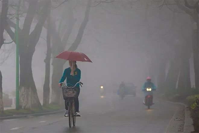 Mưa phùn mùa đông nhẹ rơi, làm mềm lòng người. ảnh 1