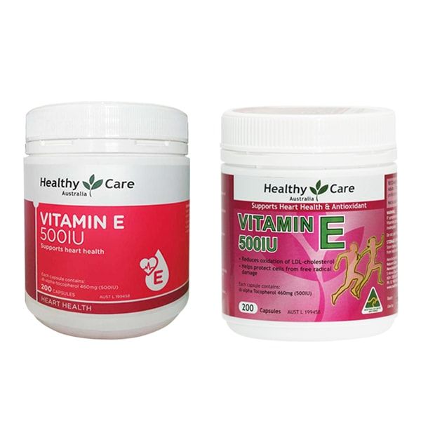 Hình ảnh sản phẩm Healthy Care Vitamin E 500IU chính hãng Úc