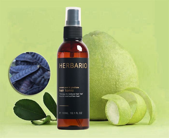 Bộ sưu tập hình ảnh: Xịt dưỡng tóc HERBARIO Vỏ Bưởi & Bồ Kết