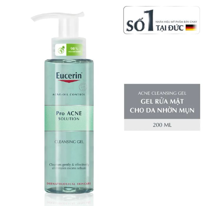 Hình ảnh sữa rửa mặt Eucerin Pro Acne Cleansing Gel (ảnh 1)