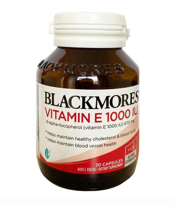 Hình ảnh sản phẩm Blackmores Natural Vitamin E 1000IU chính hãng từ Úc