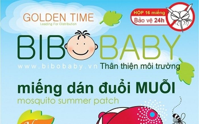 Hình ảnh thực tế miếng dán chống muỗi Bibobaby - góc chụp cận cảnh