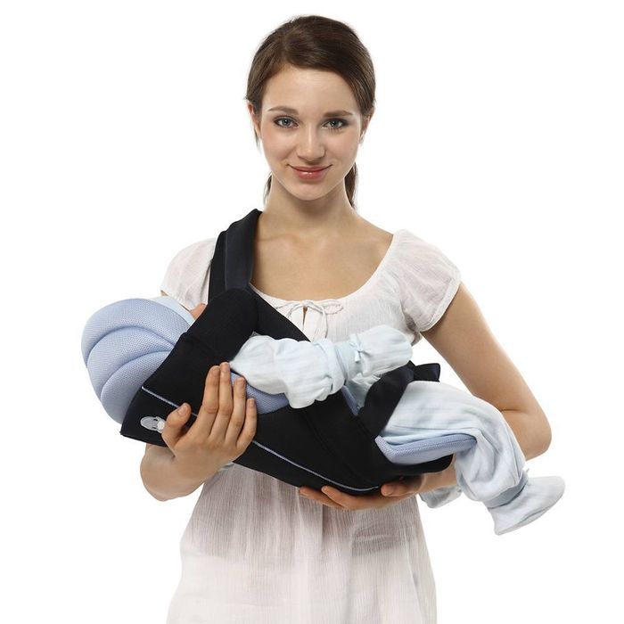 Hình ảnh minh họa địu KuKu 3in1 - góc sử dụng tiện lợi