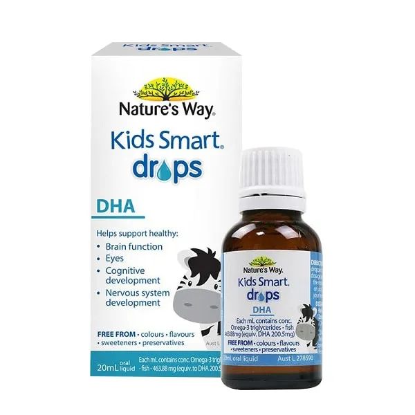 Hình ảnh thực tế siro bổ sung DHA Kids Smart Drops (ảnh 1)