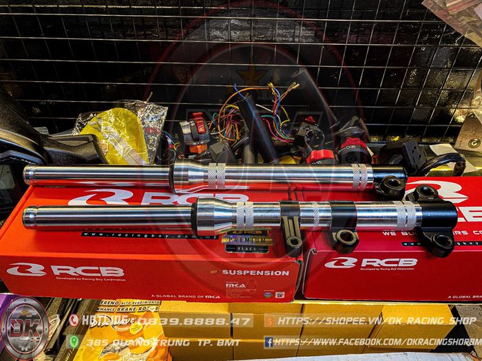 Không gian trưng bày ấn tượng tại ĐK Racing Shop