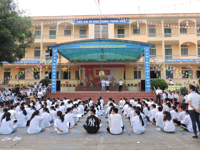 Góc học tập lý tưởng tại Trường THPT Hồng Quang