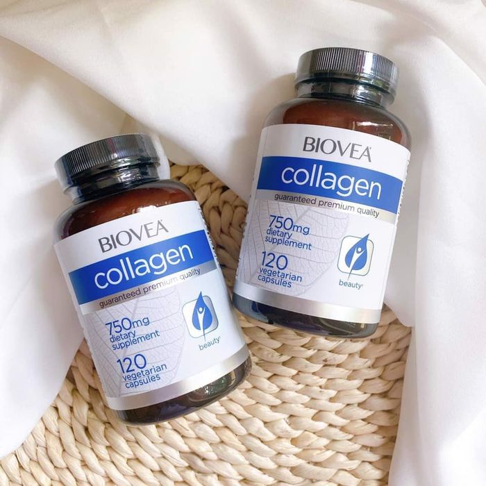 Hình ảnh chân thực viên uống Collagen Biovea - phiên bản cao cấp