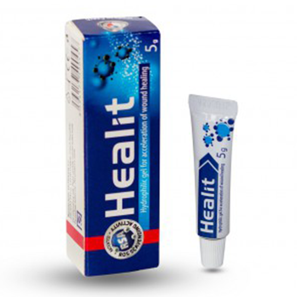 Hình ảnh minh họa gel Healit Vhpharma ứng dụng trên vết thương