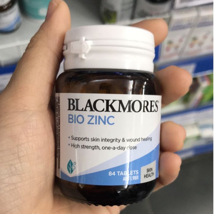 Hình ảnh thực tế viên bổ sung kẽm Blackmores Bio Zinc