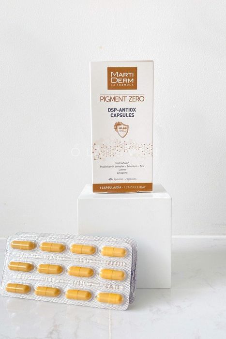 Hình ảnh bao bì Viên Uống MartiDerm Pigment Zero - Thiết kế tinh tế đẳng cấp