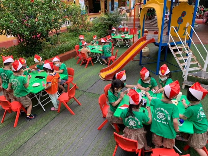 Khoảnh khắc đáng yêu tại Trường Mầm Non Nông Trang - Nơi ươm mầm hạnh phúc