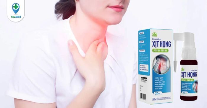 Hình ảnh thực tế sản phẩm Xịt họng Nhất Nhất