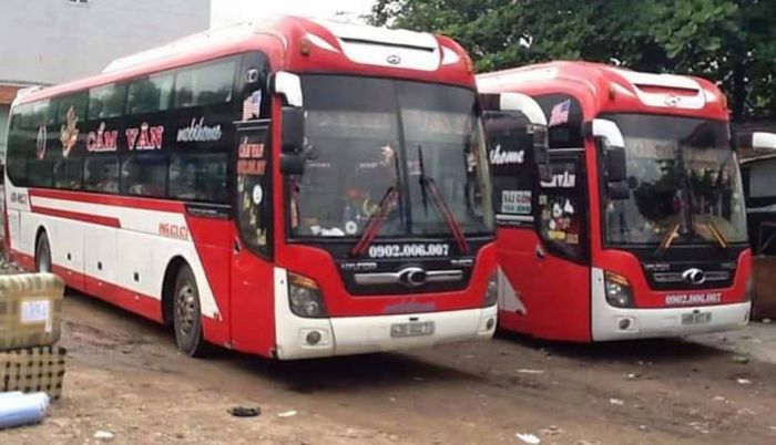Hình ảnh xe giường nằm cao cấp của nhà xe Cẩm Vân