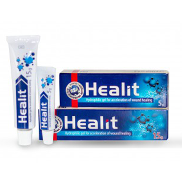 Hình ảnh thực tế gel Healit Vhpharma dạng tuýp tiện dụng