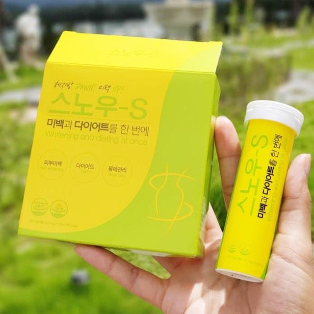 Viên Sủi Trắng Da Giảm Cân Snow S Whitening And Dieting Của Hàn Quốc - Hình Ảnh 2