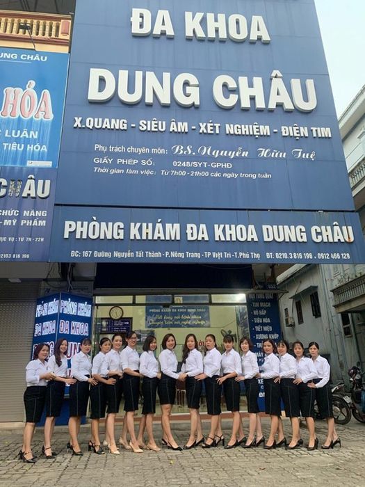 Không gian khám chữa bệnh tại Phòng khám Đa Khoa Dung Châu