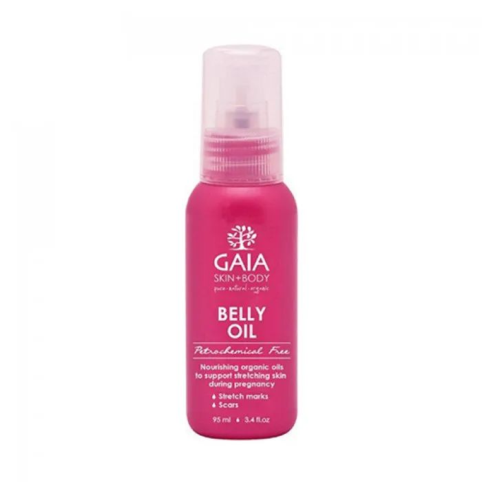 Hình ảnh chân thực tinh dầu trị rạn da Gaia Belly Oil cao cấp