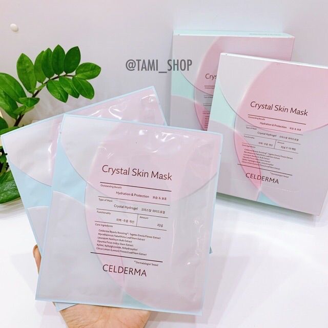 Hình ảnh mặt nạ Celderma Crystal Skin Mask - Tinh chất dưỡng da dạng thạch cao cấp