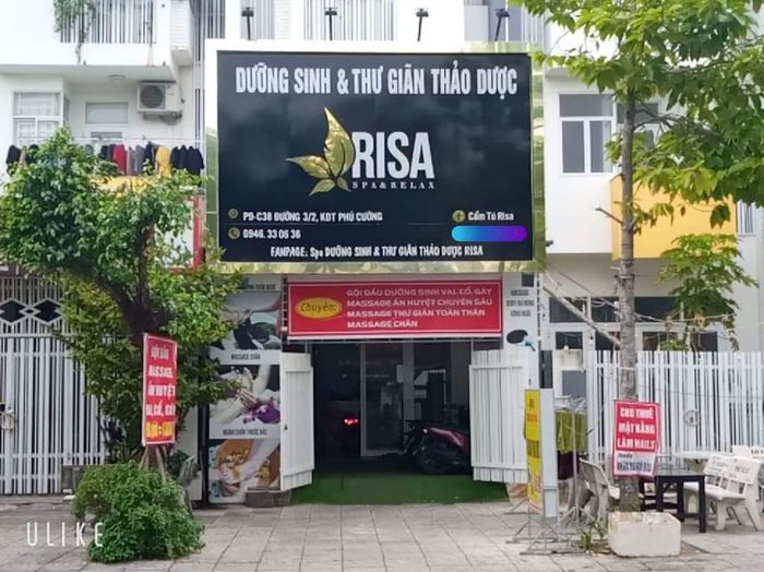 Không gian sang trọng và tinh tế tại Risa Spa