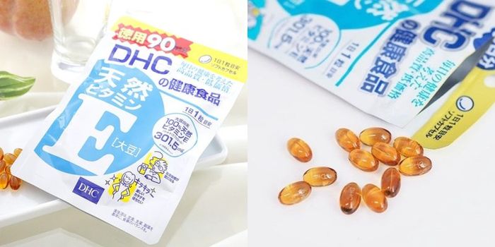 Hình ảnh chân thực viên uống DHC Vitamin E chính hãng Nhật Bản