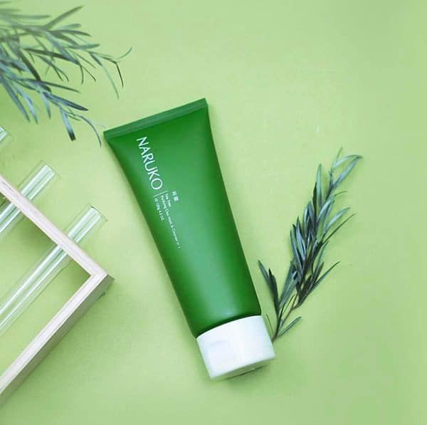 Hình ảnh thực tế Sữa Rửa Mặt & Mặt Nạ Đất Sét Naruko Tràm Trà (ảnh 1)
