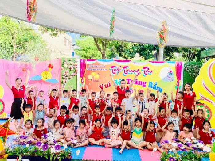 Hình ảnh không gian học tập tại Trường Mầm Non Tiên Cát