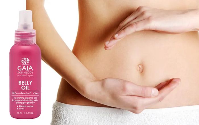 Hình ảnh tinh dầu ngừa rạn da hữu cơ Gaia Belly Oil cao cấp