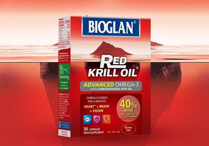 Hình ảnh sản phẩm Bioglan Red Krill Oil & Glucosamine - góc nhìn chân thực