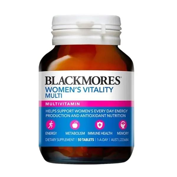 Hình ảnh sản phẩm Blackmores Women's Vitality Multi - Viên uống vàng từ nước Úc
