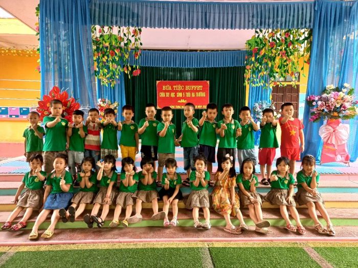 Hình ảnh sinh động về môi trường học tập tại Trường Mầm Non Nông Trang