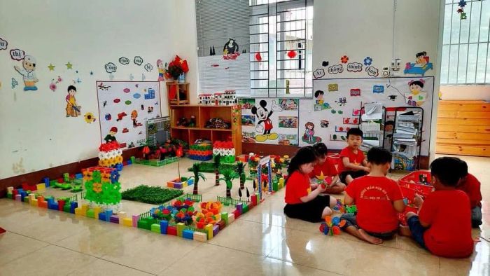 Góc học tập sáng tạo tại Trường Mầm Non Gia Cẩm - Khơi nguồn cảm hứng