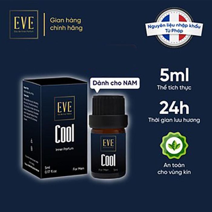 Nước hoa vùng kín nam Eve COOL - Thiết kế sang trọng