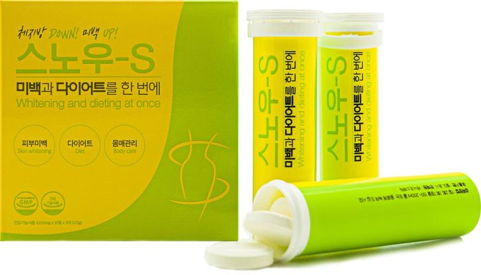 Viên Sủi Trắng Da Giảm Cân Snow S Whitening And Dieting Của Hàn Quốc Hình Ảnh 1