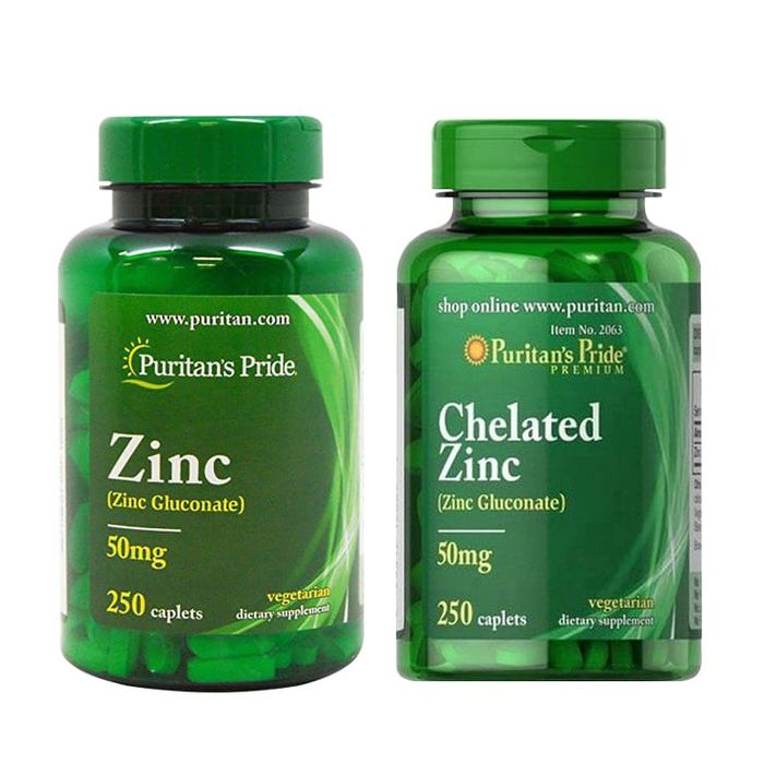 Hình ảnh thực tế Chelated Zinc Gluconate 50mg