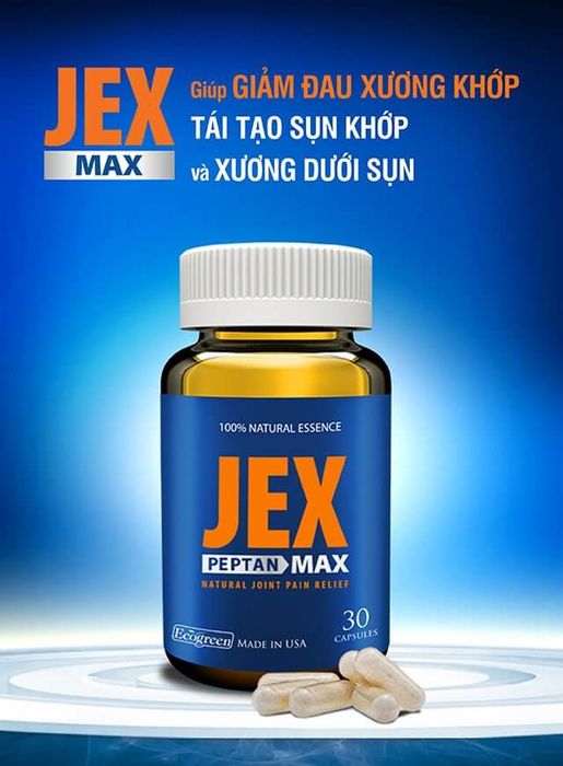 Hình ảnh thực tế viên uống Jex Max - góc nhìn cận cảnh