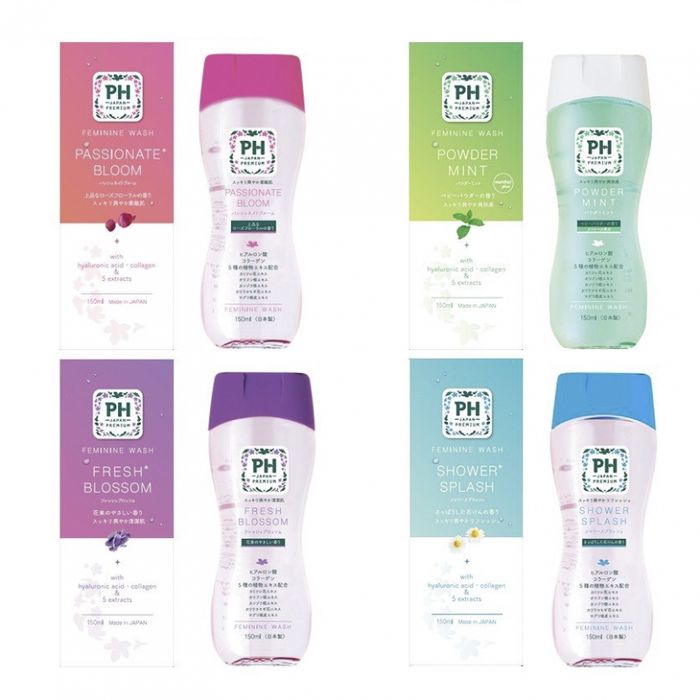 Hình ảnh thực tế dung dịch vệ sinh pH Japan Premium Feminine Wash phiên bản 2