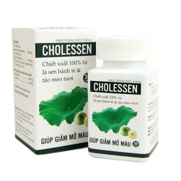 Cholessen – Hỗ Trợ Trị Bệnh Mỡ Máu Và Men Gan Cao ảnh 1