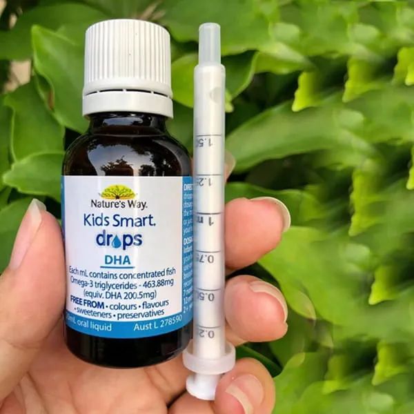 Hình ảnh bao bì sản phẩm Kids Smart Drops DHA (ảnh 2)