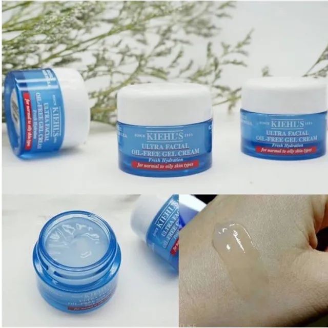 Hình ảnh 2 - Kiehl’s Ultra Facial Oil-Free Gel Cream: Kết cấu gel mịn như sương, tan nhanh khi thoa lên da không gây nhờn dính.