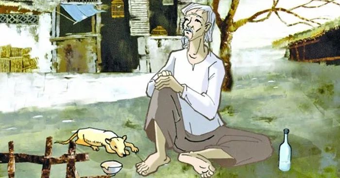 Hình ảnh minh họa nhân vật Lão Hạc (Nguồn: Internet)