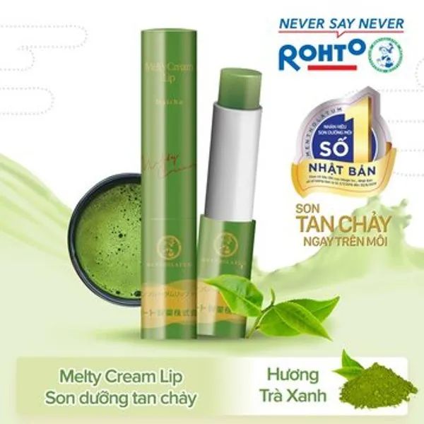 Hình ảnh thực tế Son Dưỡng Môi Rohto - Thiết kế tinh tế, tiện dụng