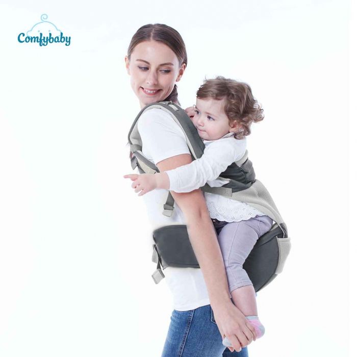 Hình ảnh minh họa địu ComfyBaby Air Mesh - góc sử dụng thực tế