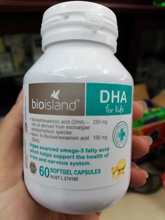 Hình ảnh bao bì sản phẩm DHA Bio Island của Úc (ảnh 2)