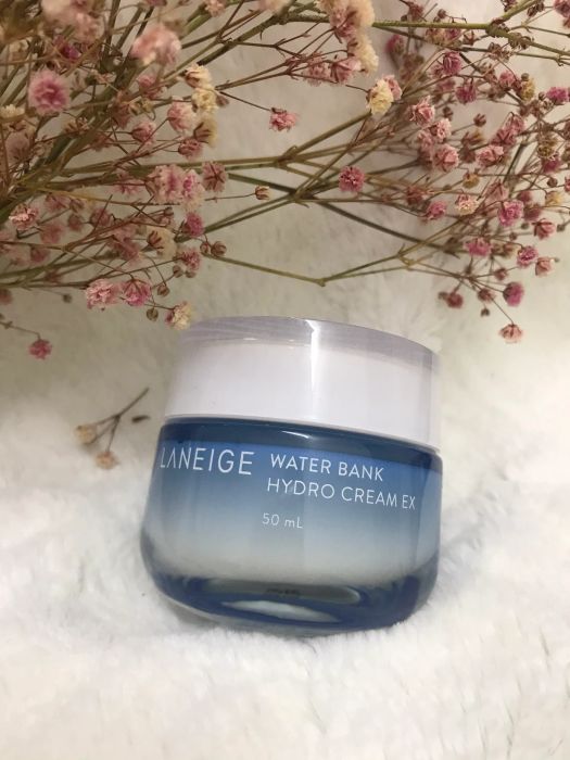 Hình ảnh 2 - Laneige Water Bank Hydro Cream Ex: Kết cấu kem dạng gel-cream nhẹ bẫy, tan nhanh khi thoa lên da không để lại vệt trắng.